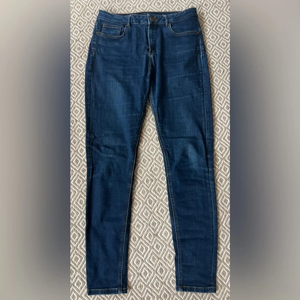 Massimo Dutti Dark Skinny Fit Jeans - Picture 2 of 6